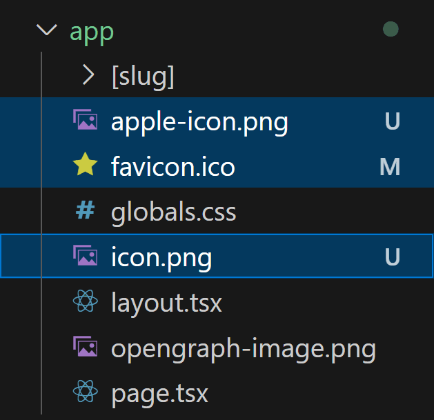 App icons